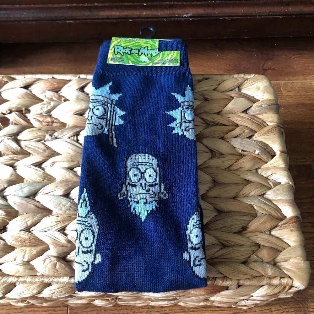 Rick and Morty: Rick face crew socks
